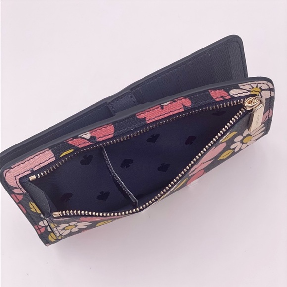 Kate Spade Road Trip Floral Large Tote Bag & Large Slim Bifold Wallet Bl… - Picture 8 of 12